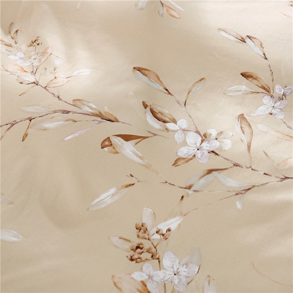 Vintage Botanical Blooming Branches Print Bedding Romantic Floral